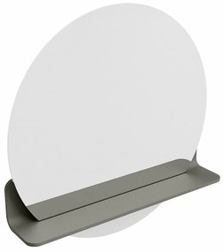 Mondiaz Spot spiegel rond Ø60cm met planchet smoke