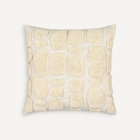 Kussenhoes in linnen en katoen, Peeble