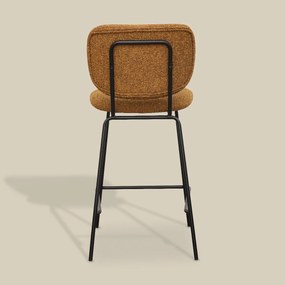 Moderne Barkruk Okergeel Boucle