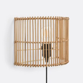 Wandlamp in bamboe, Haya