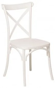 Set Van 4 Stapelbare Eetkamerstoelen In Polypropyleen Otax Wit - Sklum
