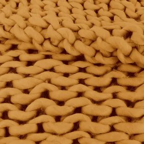 Plaids, deken Geel The home deco factory  CHUNKY