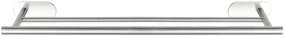 Wenko Orea turbo-loc handdoekhouder duo RVS mat