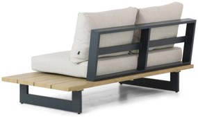 Hoek loungeset 5 personen Aluminium Grijs  Lifestyle Garden Furniture Azzurro