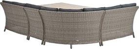 Garden Impressions Nova lounge dining set 5-delig - mystic grey