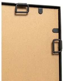 Kare Design Finestra Zwarte Spiegel Met Vakken 180x90 - 90x180cm