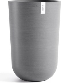 Ecopots bloempot Oslo High 52 - Rond - Grey - Diameter 35 x H51,5 cm
