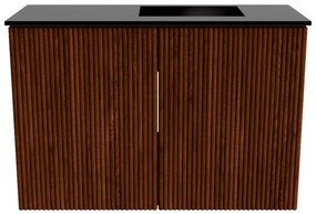 Mondiaz Joya 60cm toiletmeubel ruby met wastafel faye rechts 1 kraangat urban