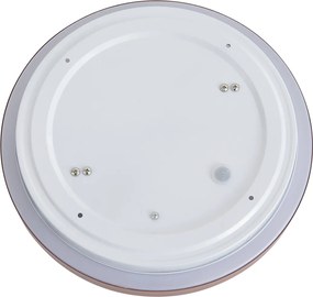 Moderne plafondlamp sienna met wit 34cm IP44 - Walden