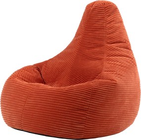 Cloudy Cord Zitzak Stoel - Terracotta