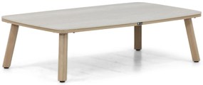 Stoel en Bank Loungeset 5 personen Aluminium Taupe  Santika Furniture Santika