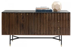 Kare Design Apiano Dressoir Van Acacia En Marmer - 150x45x76cm.