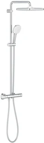 Grohe Tempesta 250 Cube regendoucheset met 3 straalsoorten en thermostaatkraan Ø25cm chroom