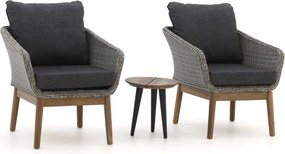 Bistro- en balkonset Intenso  | 2 personen | Tuinset teakhout | 3-delig | 40cm | Kees Smit Tuinmeubelen