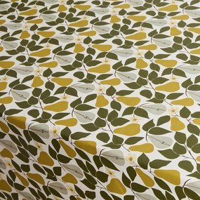 Bedrukt tafelkleed van soepel gecoat katoen, VINTAGE PEAR