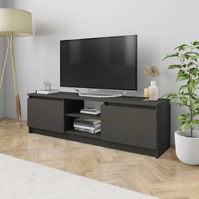 vidaXL Tv-meubel 120x30x35,5 cm bewerkt hout grijs