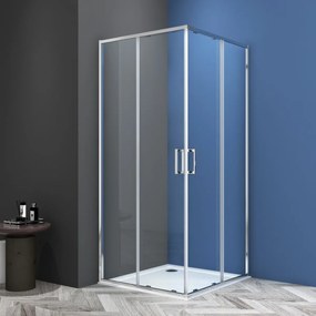 Badstuber Onda douchecabine 80x80cm chroom