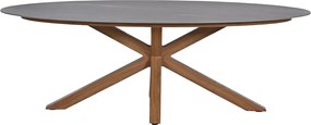 Garden Impressions Scot tuintafel ovaal 230x115 cm – Napoli sand - light teak look
