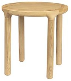 Zuiver Storm Ronde Bijzettafel Eiken - 35 X 35cm.