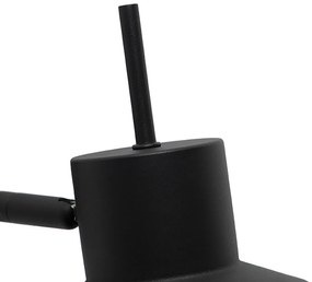 Smart wandlamp met dimmer zwart incl. Wifi A60 - Chappie Retro E27 rond Binnenverlichting Lamp
