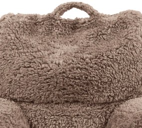 Teddy Fleece Chill Kussen - Mocha