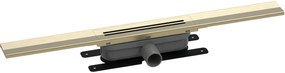 Easy Drain R-Line Clean Color Douchegoot 100 cm Brushed Brass