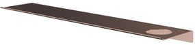 Hotbath &More planchet 60cm met uitsparing voor een zeepdispenser of beker koper geborsteld PVD