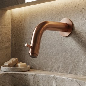 Saniclear Copper inbouw toiletkraan koper geborsteld
