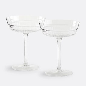 Set van 2 champagne glazen, Rigato