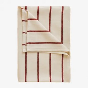 Katoenen Tafelkleed Gracilis Wijn Rood & 170 X 170 Cm - Sklum