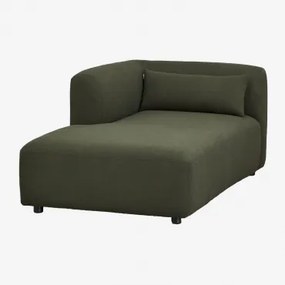 Linker Chaise Longue Module Voor Modulaire Bank Fogler Teddystof Currygeel - Sklum