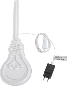Neon wandlamp warm wit incl. LED - Light bulb