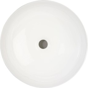 Ben Sierra ronde waskom Ø40,5x14cm keramiek glanzend wit