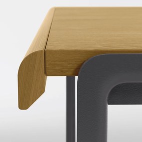 Kave Home Nadyria Design Eettafel Uitschuifbaar Eiken 120-160 Cm