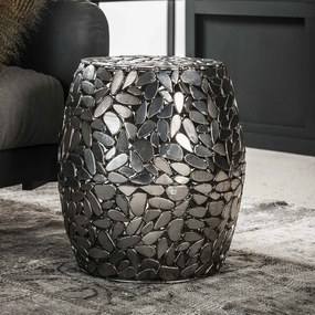 Bijzettafel Van Stalen Stenen - 40 X 40cm.