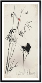 Ingelijste digitale print Edo Bushes