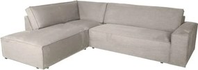 Hoekbank - Marken - links - Bjorn grof geweven beige 24