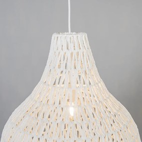 Scandinavische hanglamp wit 45 cm - Lina Drop