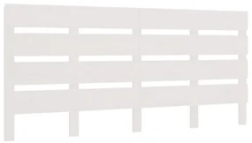 vidaXL Hoofdbord 180x3x80 cm massief grenenhout wit