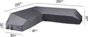 Platinum Aerocover loungeset - Ademende hoes voor loungeset met platform 255 x 255 x 90 x H30/45/70cm