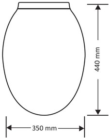 Differnz toiletzitting softclose wit