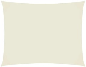 vidaXL Zonnescherm rechthoekig 2,5x3,5 m oxford stof crèmekleurig