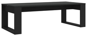 vidaXL Salontafel 110x50x35 cm bewerkt hout zwart