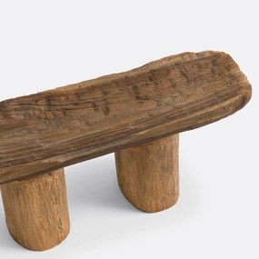Kleine kruk in teak, Ustabo