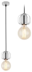 Plafondlamp Hangend Enkele Loft Chroom APP594-1CP