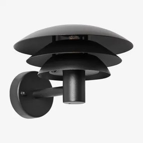 Rvs Buitenwandlamp Lirano Zwart - Sklum