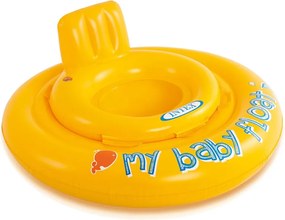 Intex opblaasbare baby float/babyzitje'My Baby Float'- geel - vanaf 6 maanden - Diameter 70cm