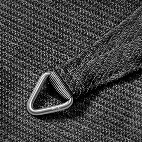 Platinum Coolfit schaduwdoek driehoek 3.6x3.6x3.6m - Antraciet