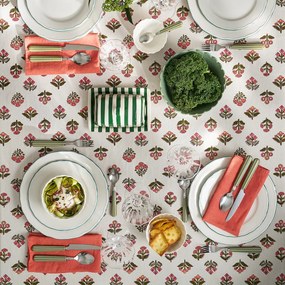 Bedrukt tafelkleed, gewassen katoen, VANDI