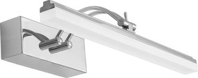 Wandlamp, azuurblauwe LED boven een spiegel 9W 40CM APP372-1W CHROME